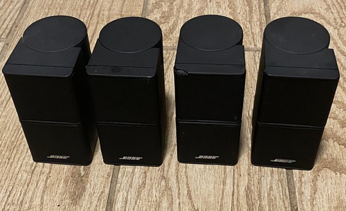 4 Premium Bose Jewel Cube Speakers used Condition Black In Color