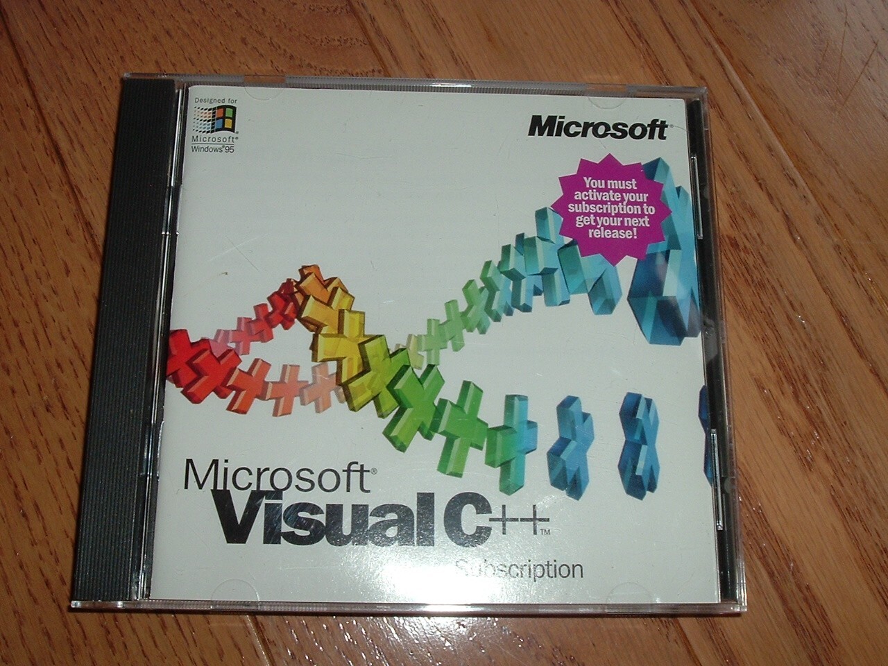 Microsoft Visual C++ 5.0 Professional - original CD with CD KEY