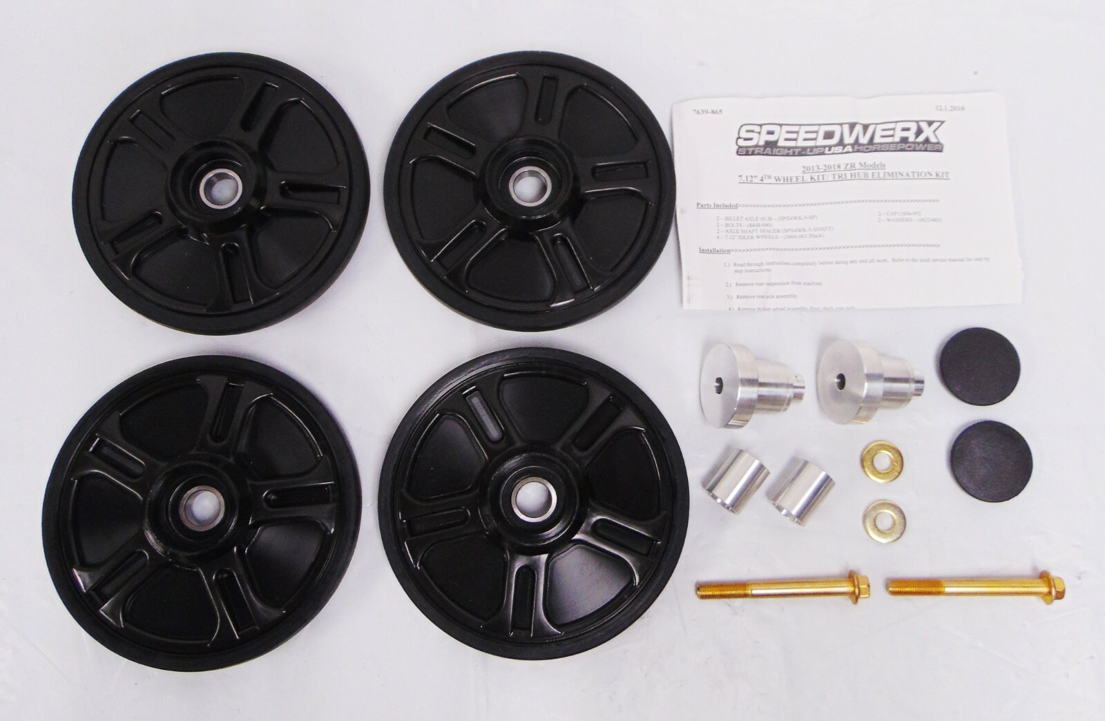 Speedwerx Arctic Cat Snowmobile 4 Wheel Kit (7.12