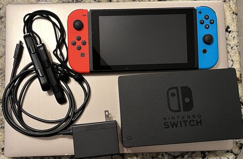 Nintendo Switch V1 Low Serial Number XAW1001 Unpatched Bundle
