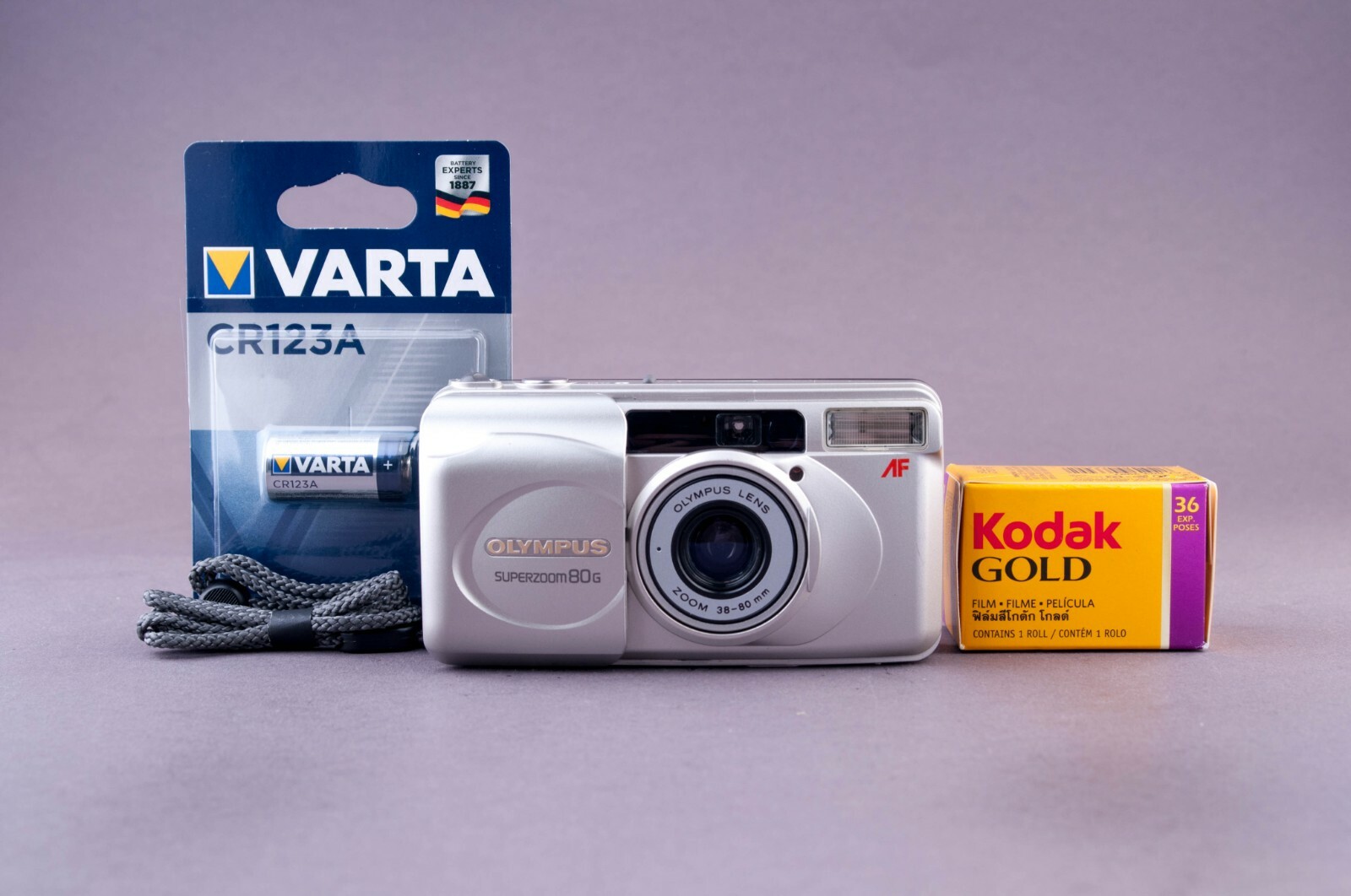 Olympus Superzoom 80G 35mm Point & Shoot Film Camera | eBay