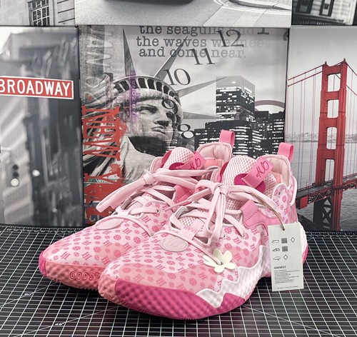 Adidas Harden Vol 6 Monogram Pink Men's Basketball Shoes Size 14