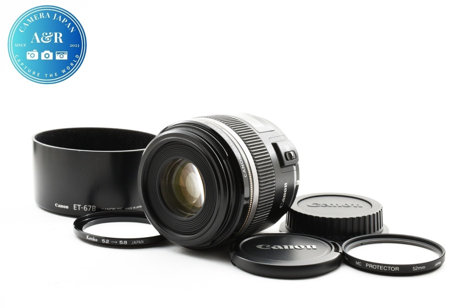 Canon EF-S 60mm F2.8 Macro USM AF Lens [MINT w/ Hood] Tested Good