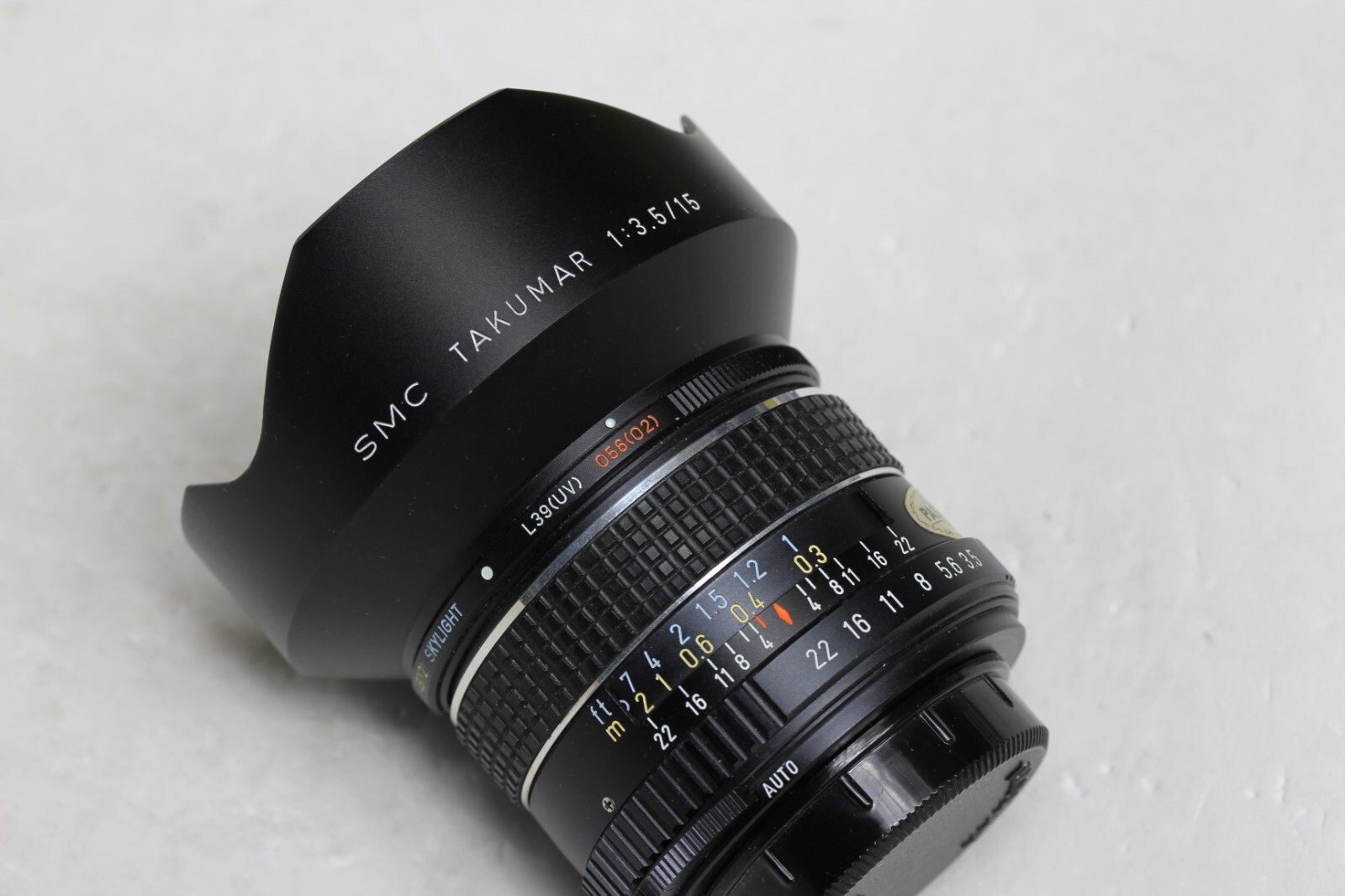 Pentax SMC Takumar 15mm f/3.5 Ultra Wide Lens Pentax M42 VERY RARE