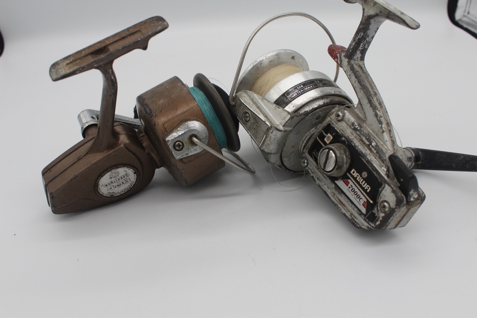 Vintage - Daiwa 7000C - Daiwa 406 Salt Water Spinning Reels 2 lot