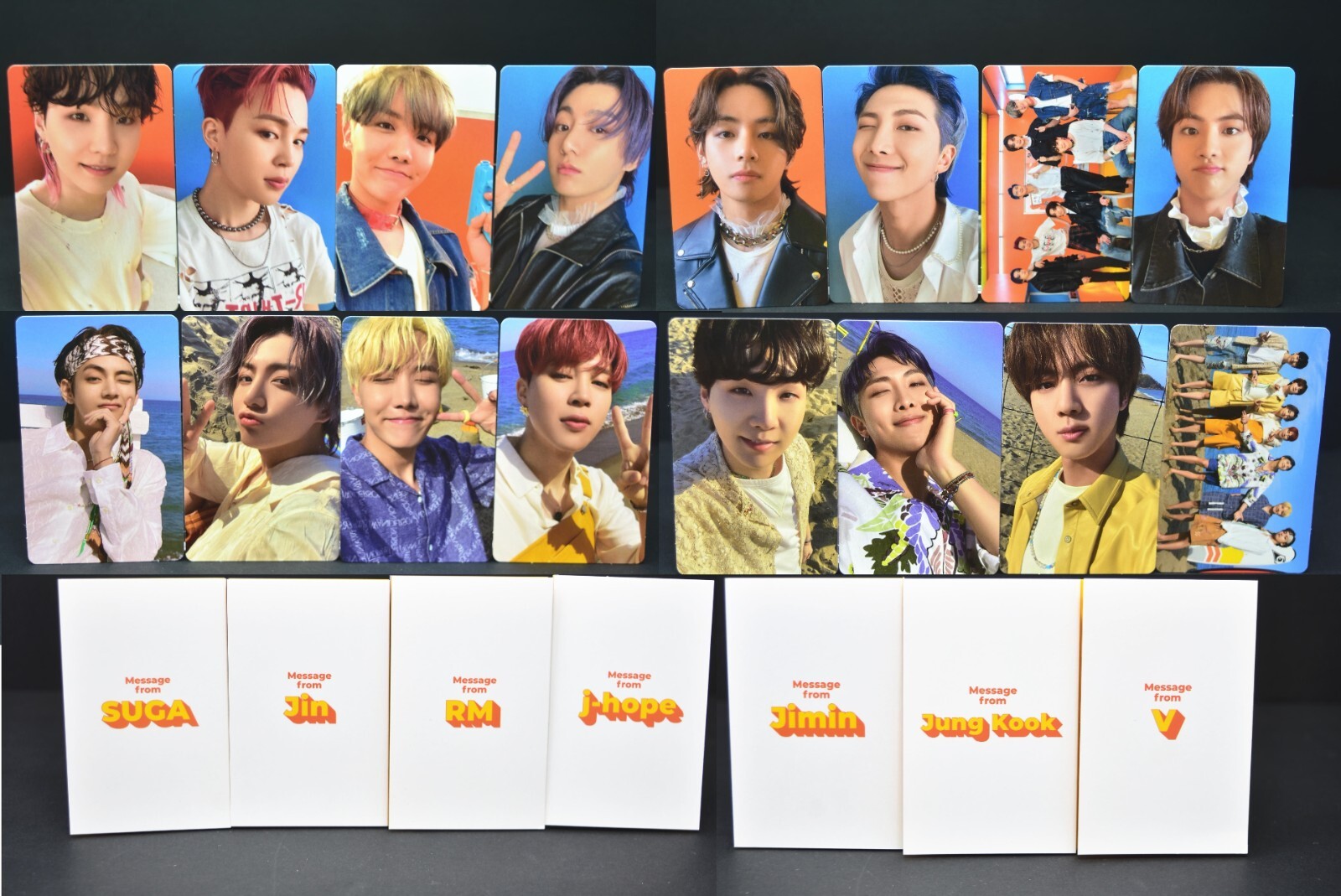 BTS: Butter - Photo Card & Message Card (Cream, Peach Version