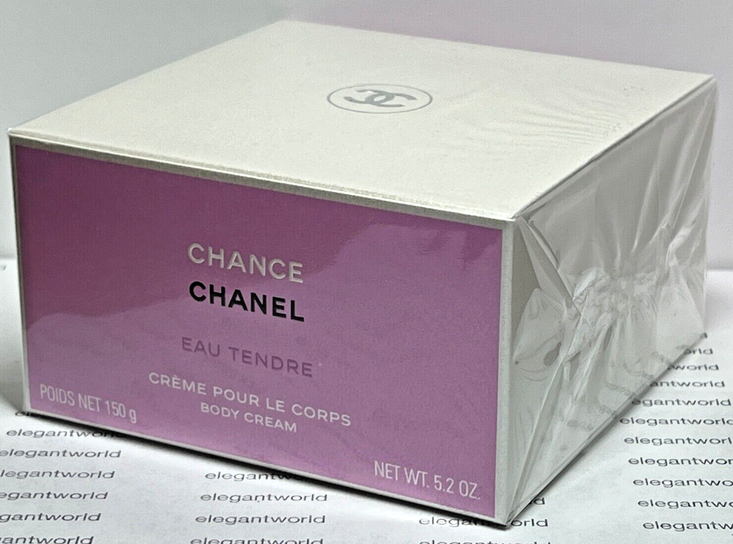 CHANEL CHANCE EAU TENDRE Body Cream 5.2 oz/ 150g 100% AUTHENTIC