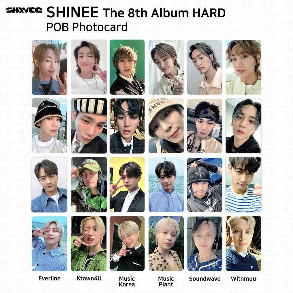 SHINee The 8th Album HARD Ktown4u MusicKorea MusicPlant Withmuu