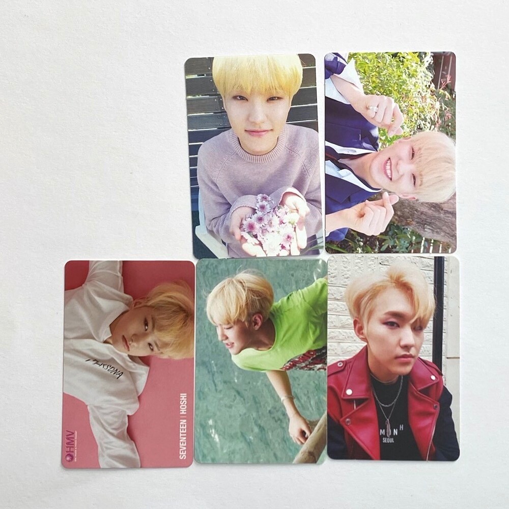 SEVENTEEN 2nd album TEEN AGE Hoshi photo card set of 5 (4ver. +