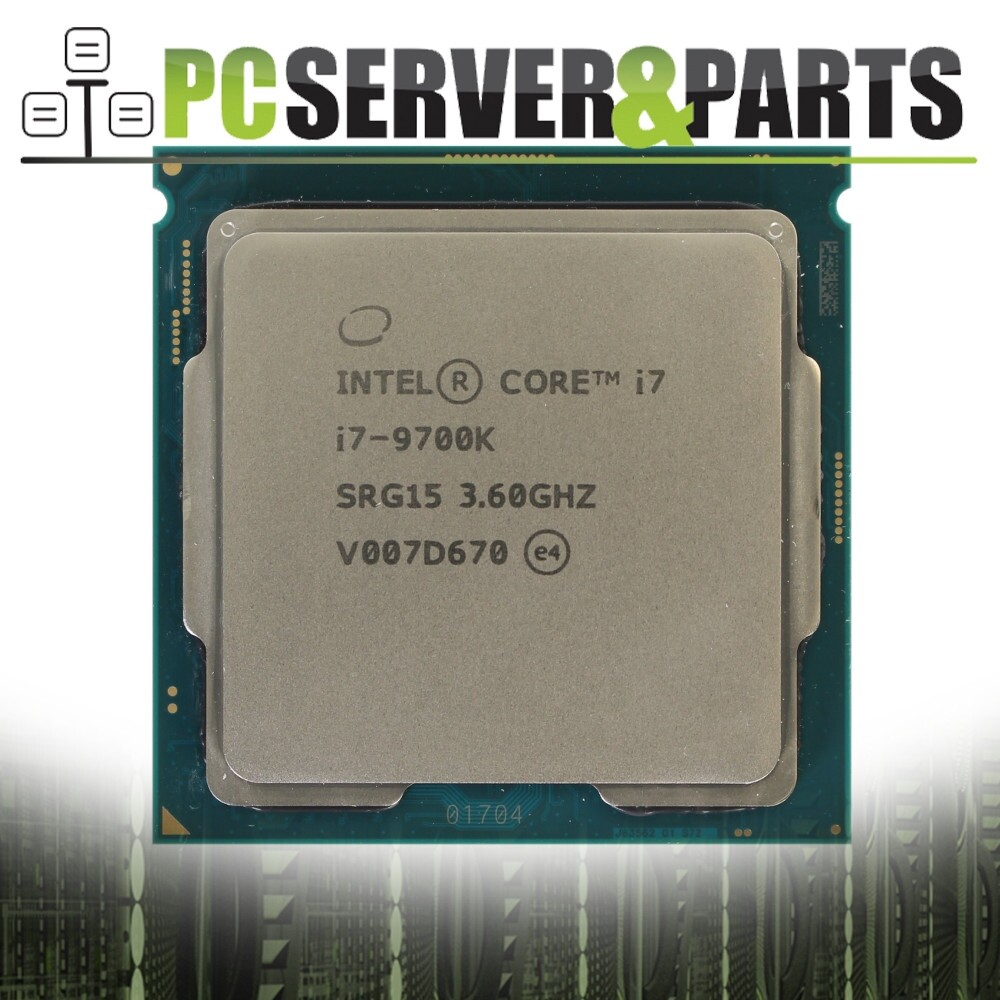 Intel Core i7-9700K SRG15 3.60GHz 12MB 8-Core LGA1151 CPU