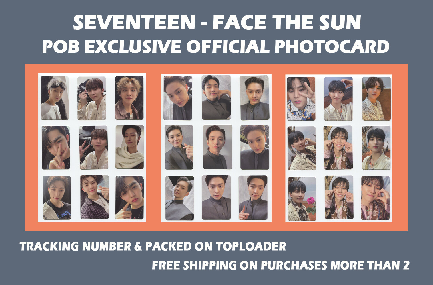 SEVENTEEN - FACE THE SUN 4th Album POB WEVERSE EXCLUSIVE OFFICIAL