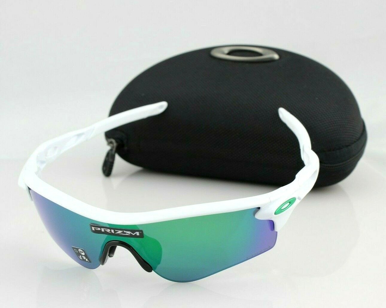 NEW OAKLEY RADARLOCK PATH White Prizm Jade Iridium Sunglasses