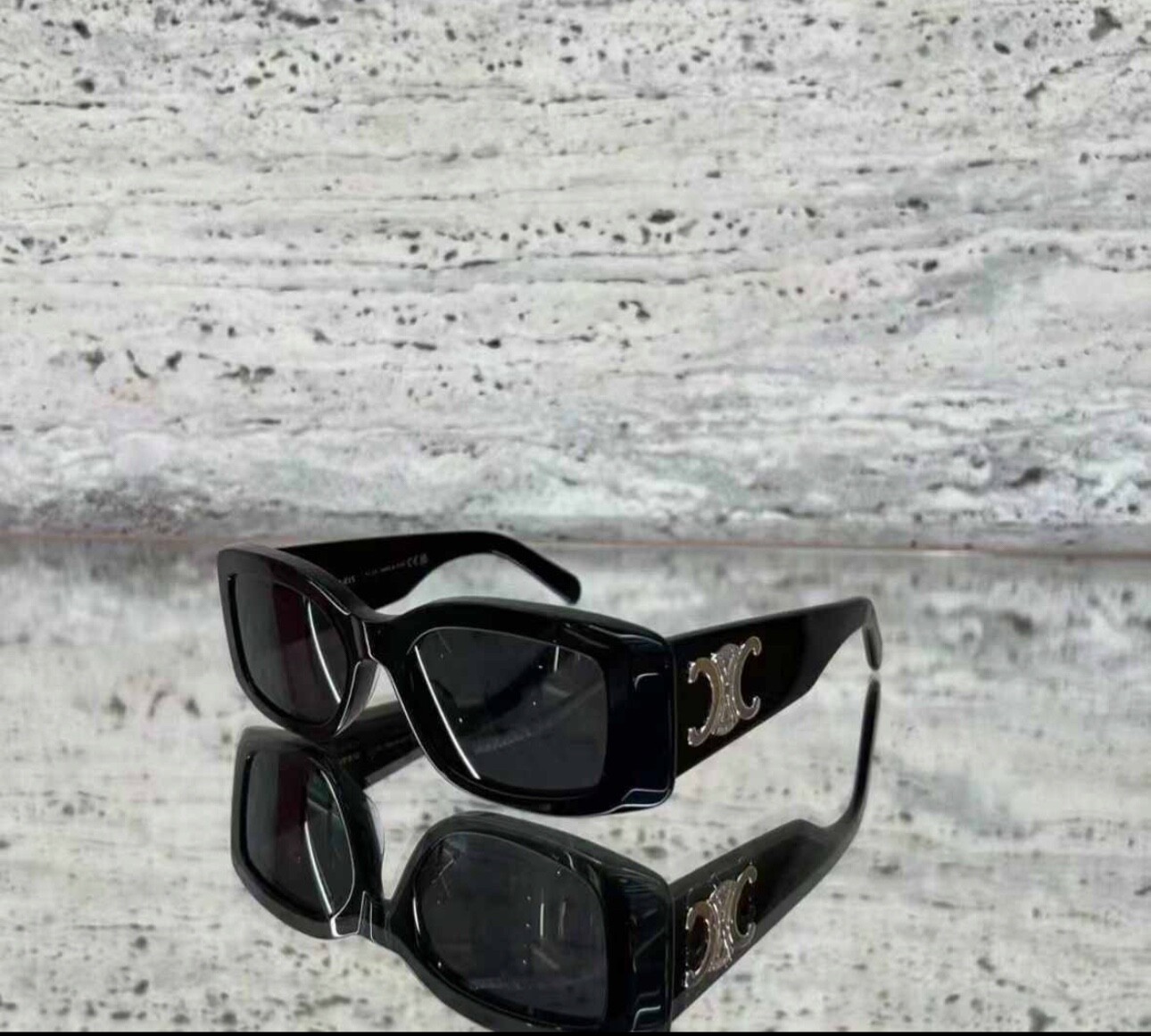 WOMEN'S SUNGLASSES BY CELINE TRIOMPHE XL 01 ACETATE | eBay