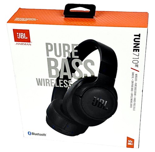 🎧JBL Wireless Headphones Pure Bass Tune 710BT Black📱Android Over