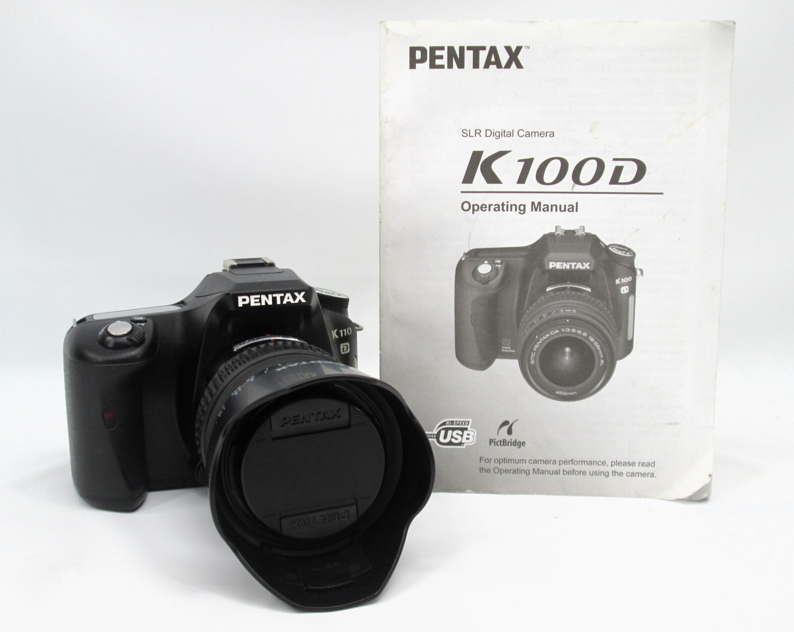 Pentax K100D DSLR DIGITAL CAMERA w/ SMC Pentax-DA 18-55mm Lens w