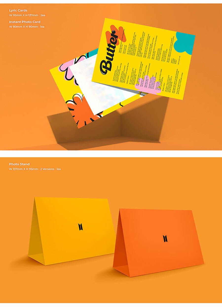 BTS BUTTER Album 2 Ver SET 2CD+POSTER+2 Photo Book+10 Card+2Stand+