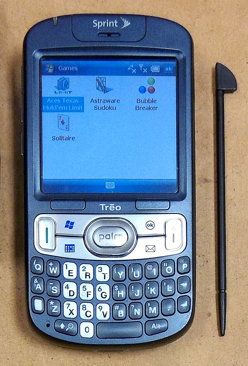 Palm Treo 800w - Blue ( Sprint ) Super Rare Windows Smartphone w
