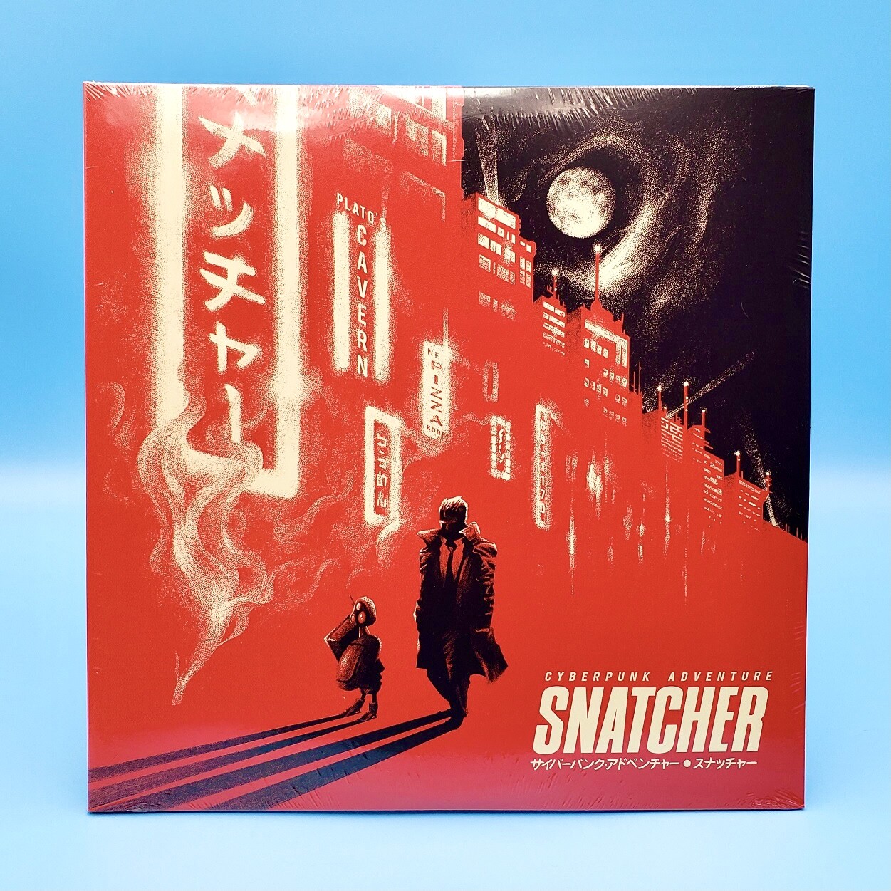 Snatcher Video Game Original Soundtrack Grey Red Green Splatter