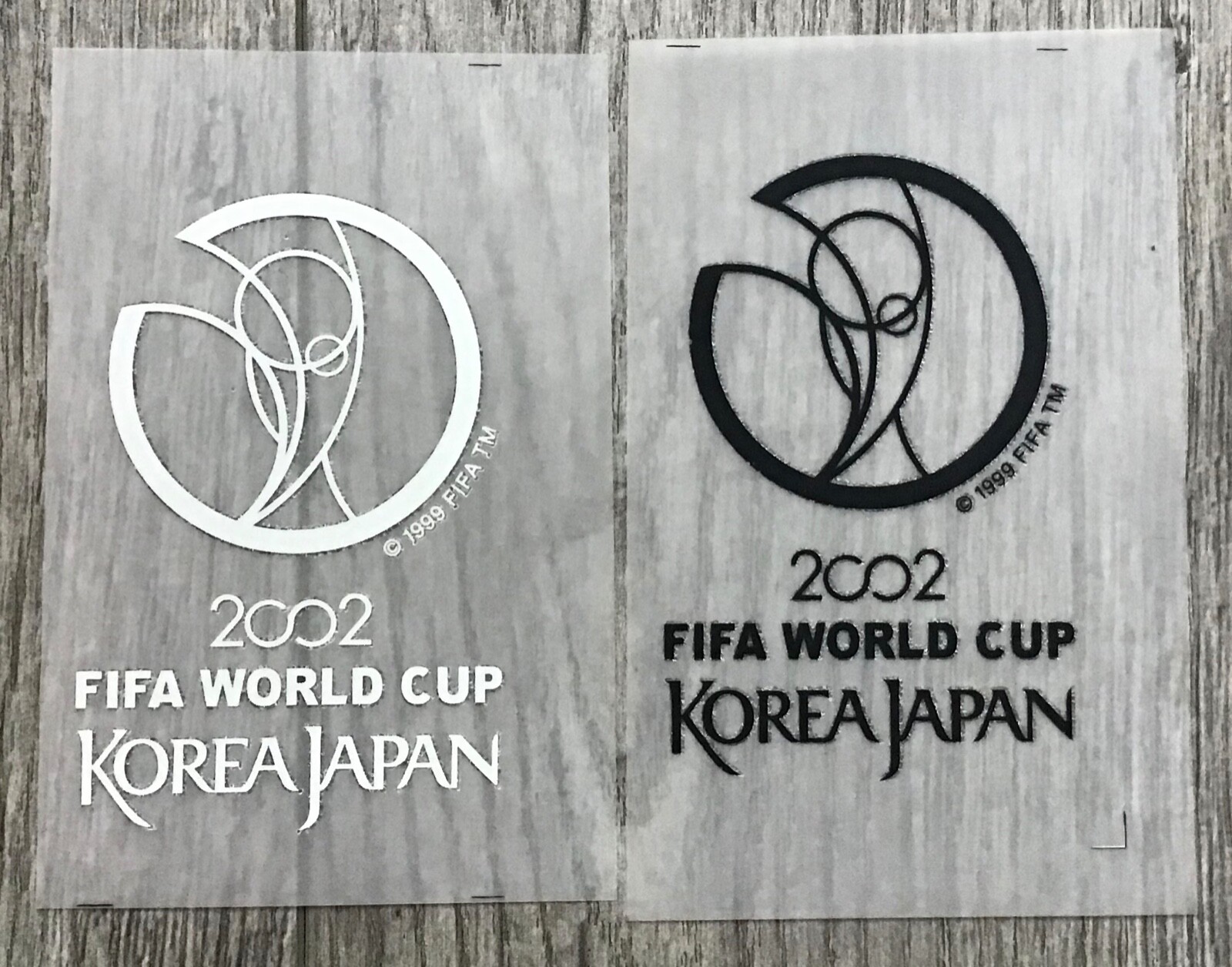 World Cup 2002 Korea Japan Iron On Patch Badge Soccer Shirt Jersey