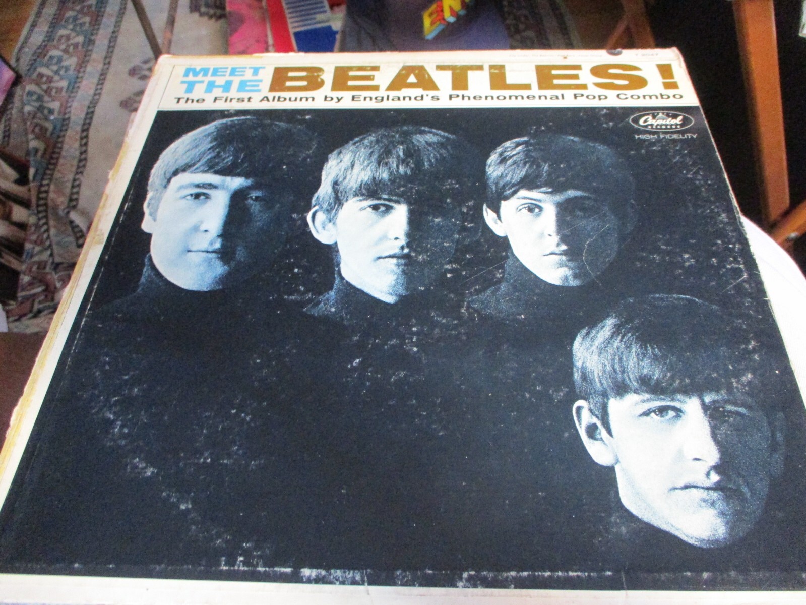 1964 MEET THE BEATLES Mono LP Capitol T 2047 Poor/VG- | eBay