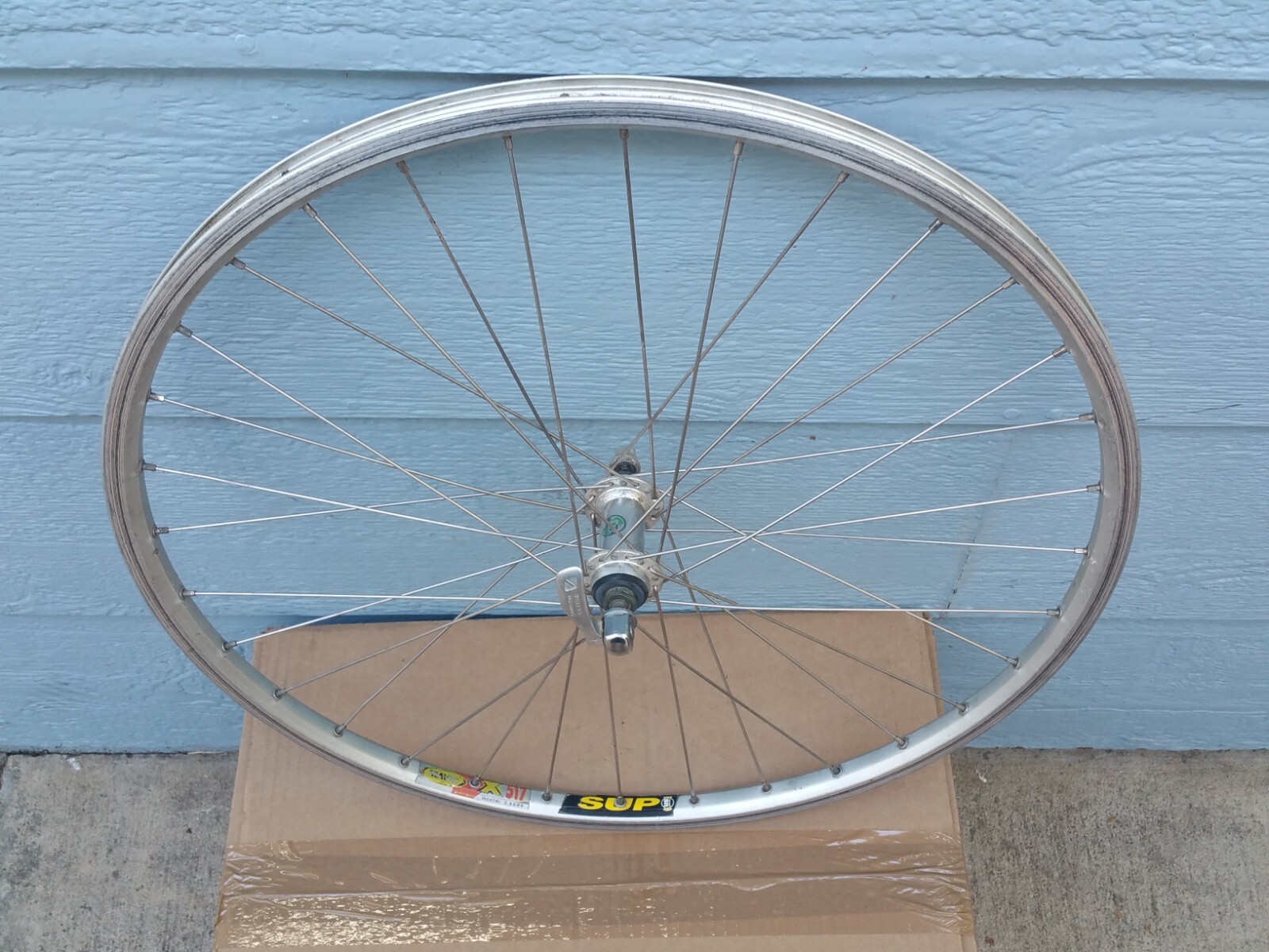 Vintage Mavic X517 SUP Front Mountain Bike Rim w/ Sachs Quarz Hub