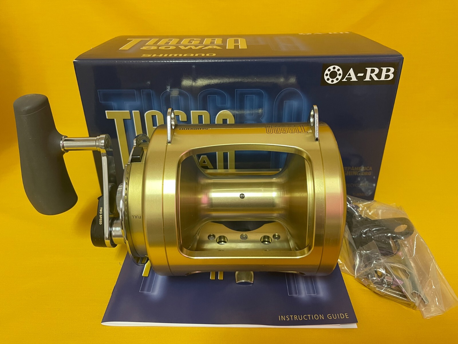 NEW SHIMANO TIAGRA 80 WA 2 SPEED BIG GAME FISHING REEL TI-80WA