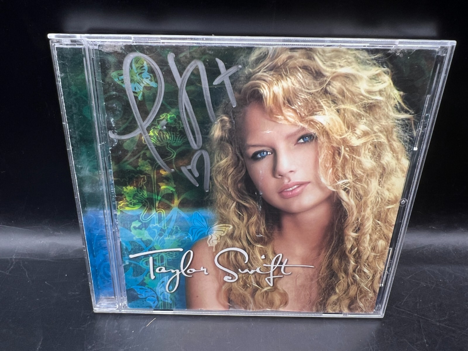 Taylor Swift Signed Autograph 1st Silver Rookie Auto Debut CD