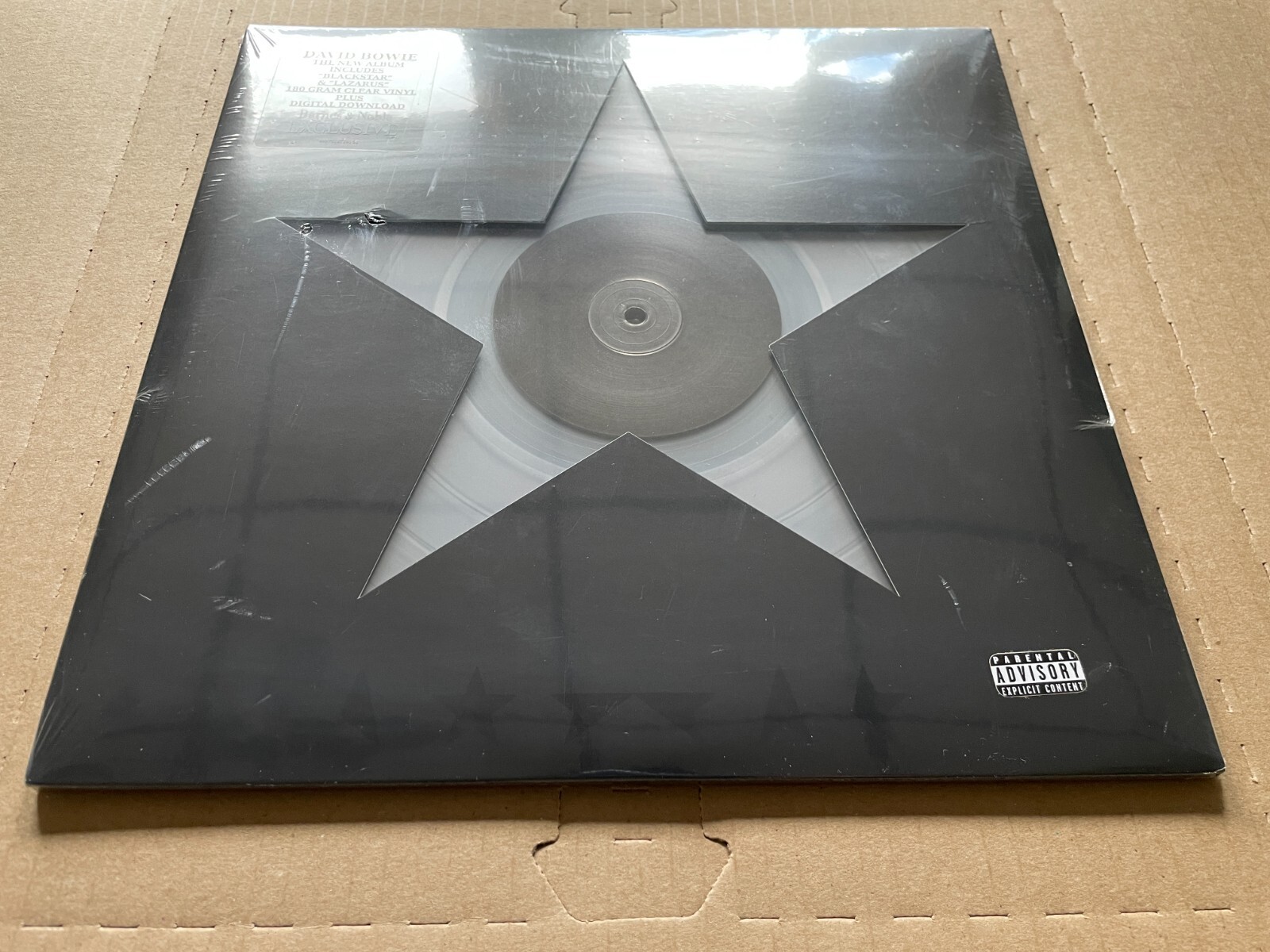NEW SUPER RARE David Bowie - Blackstar CLEAR Vinyl LP | eBay