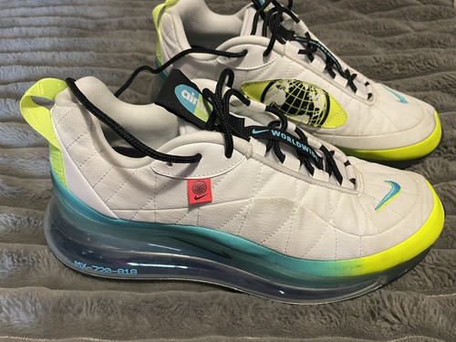 Air MX 720 Nike White-Volt Sneakers Men's Size 9 | eBay