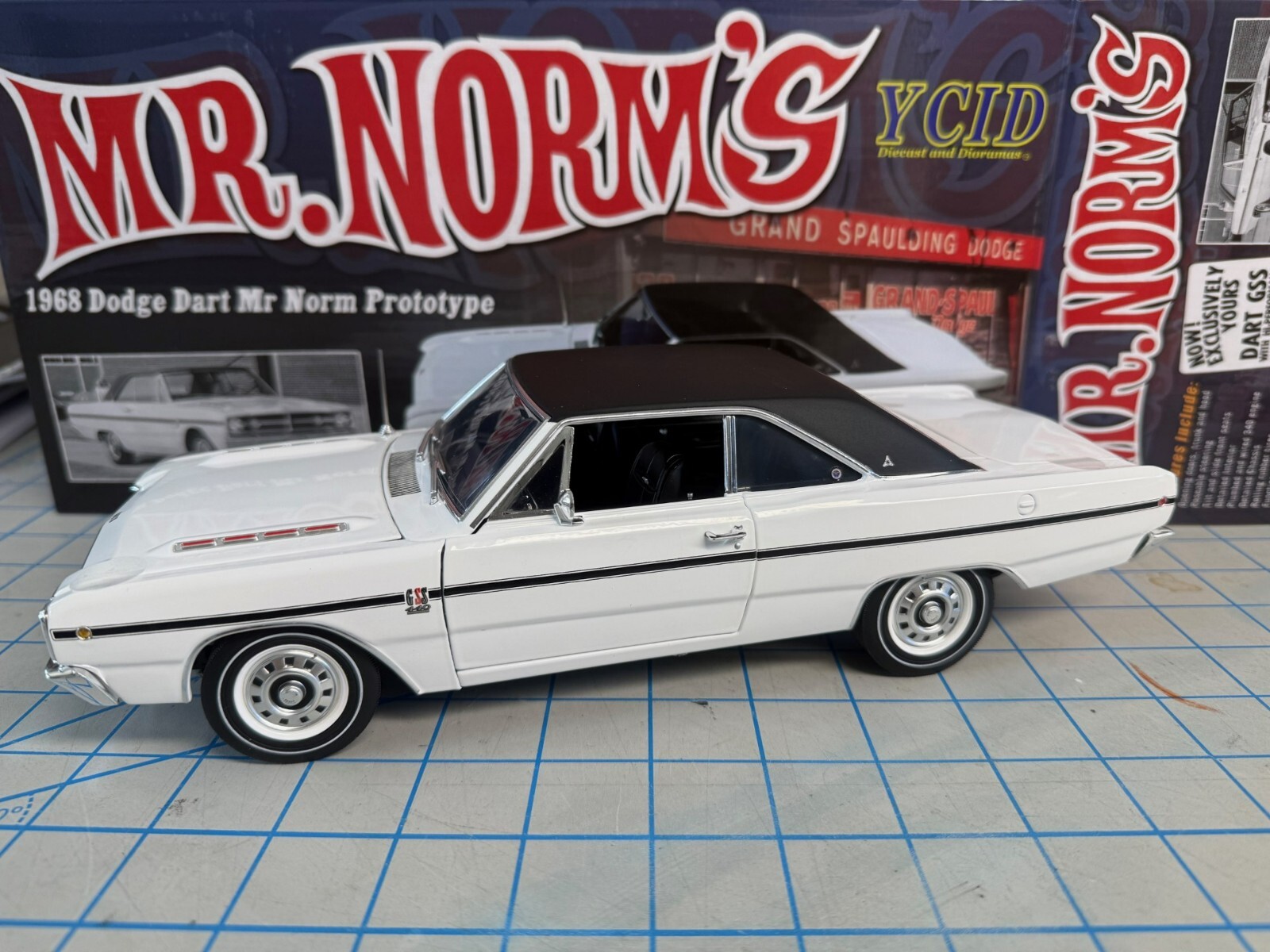 1/18 scale, YCID, MR NORM'S 1968 DODGE GSS DART440 MAGNUM, FIRST