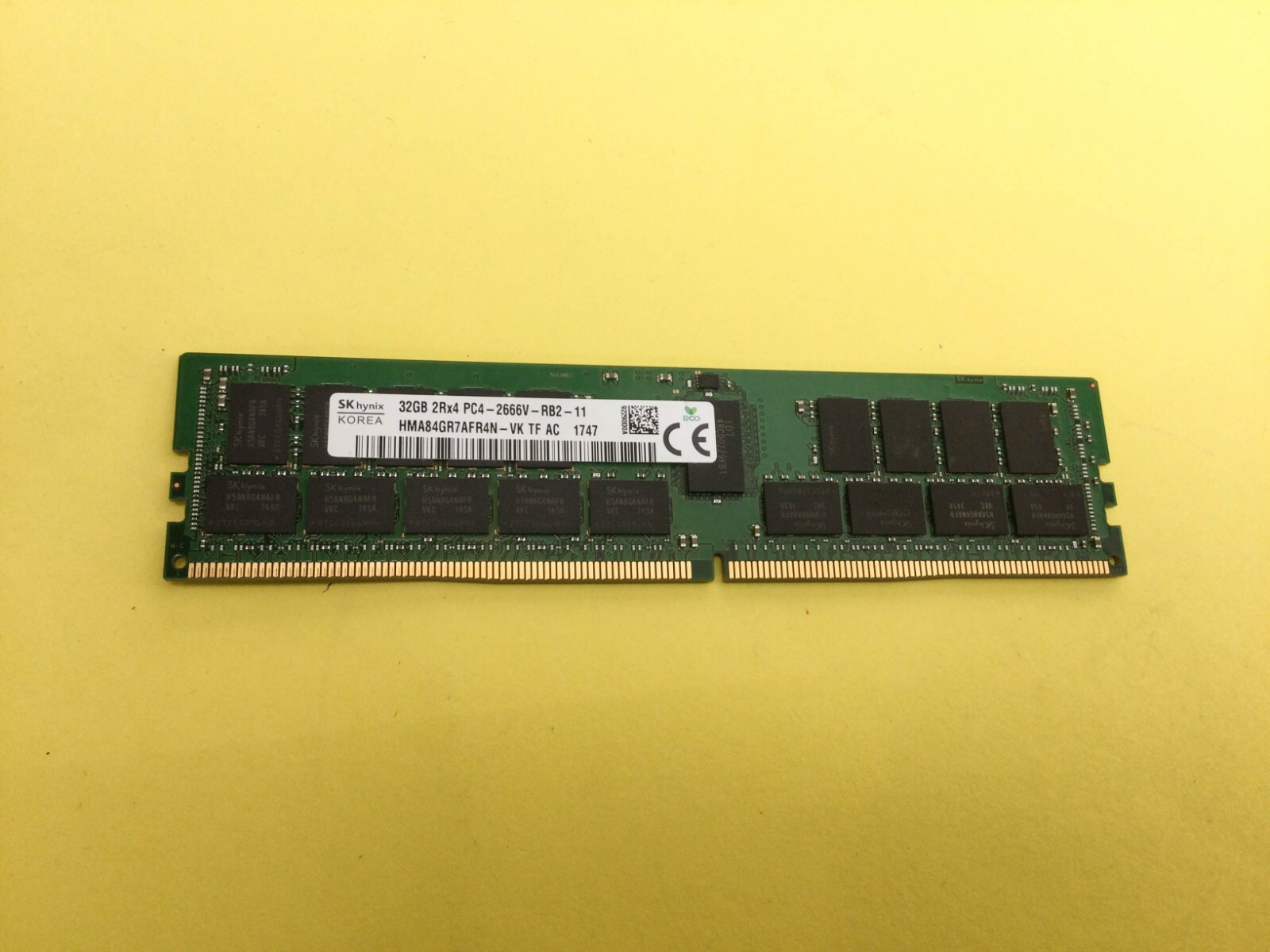 HYNIX 32GB (1X32GB) 2RX4 PC4-2666V DDR4 ECC REG SERVER MEMORY