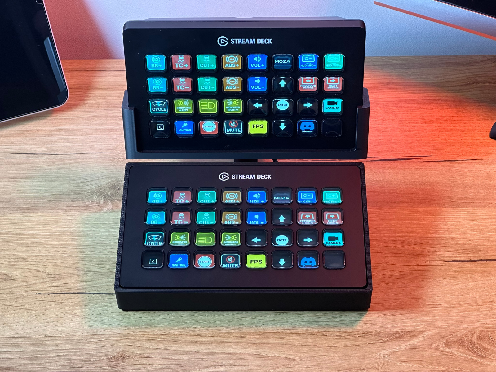 Dual Stand (Stands Only) for Stream Deck XL, and Stream Deck Plus