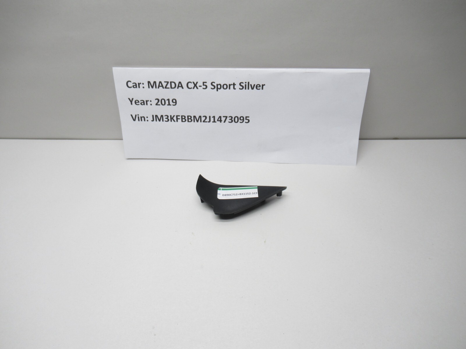 2017-2023 MAZDA CX-5 REAR LEFT SIDE DOOR PANEL HANDLE INSERT BEZEL