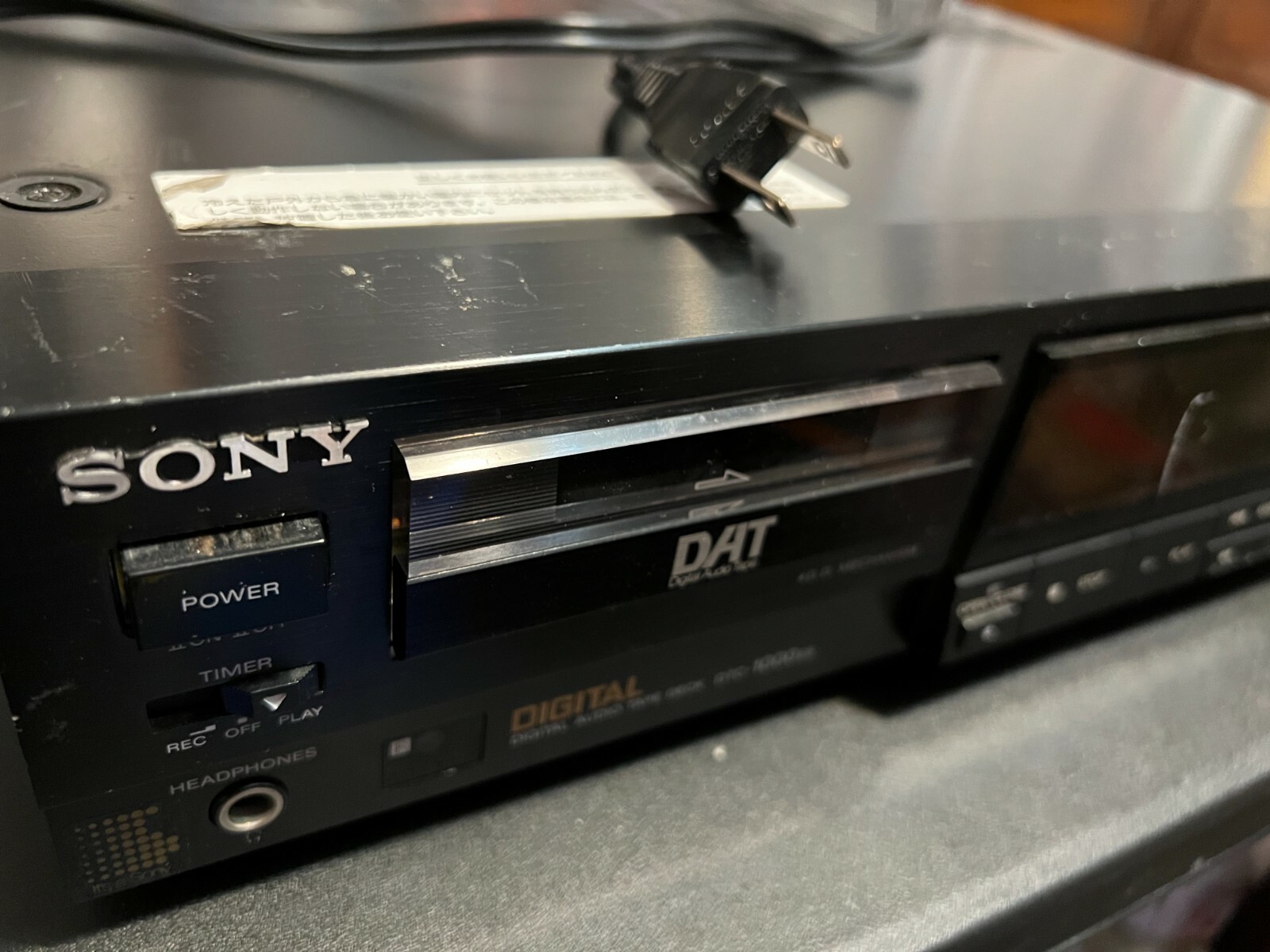 RARE! Sony DTC-1000ES Digital Audio Tape Deck DAT Vintage Japan