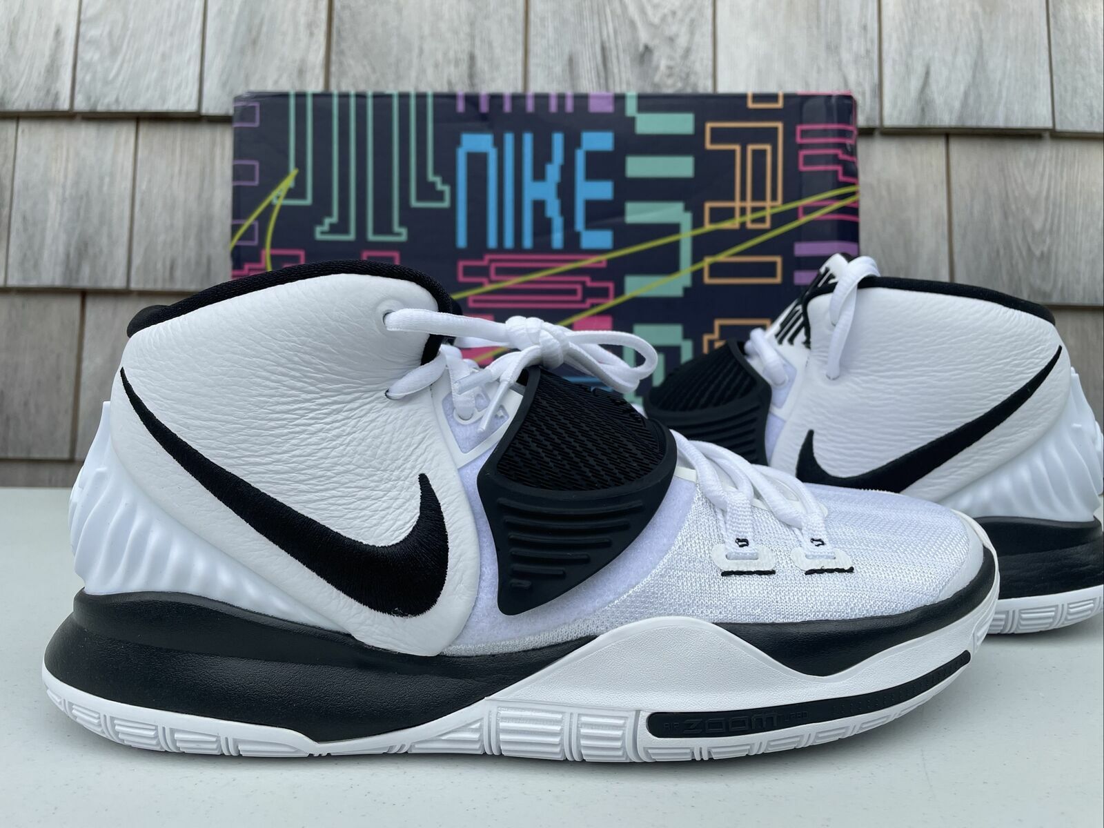 Nike Kyrie 6 TB White Black Panda Oreo CW4142-101 sz 16 Men's