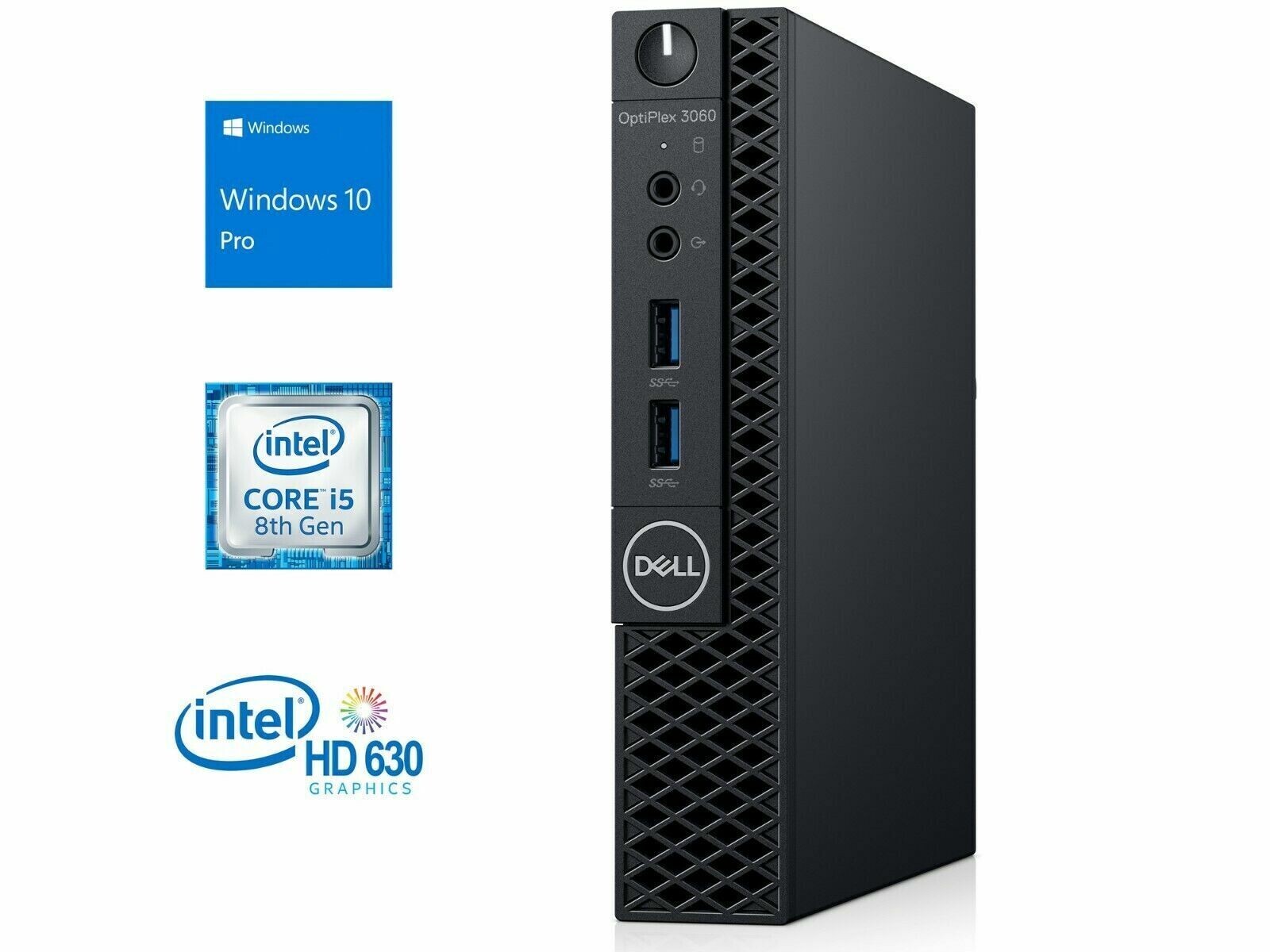 Dell OptiPlex 3060 Micro i5-8500T 16GB 256GB SSD +1TB HDD Win11