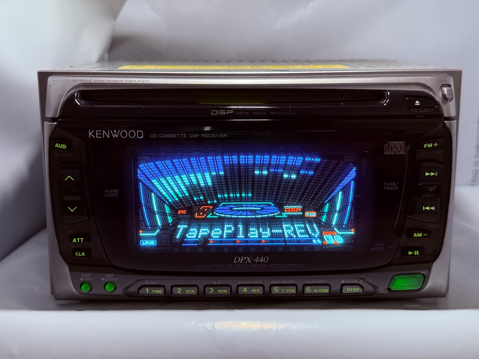 Kenwood DPX-440 2DIN CD Cassette Car Stereo Receiver JDM Japan