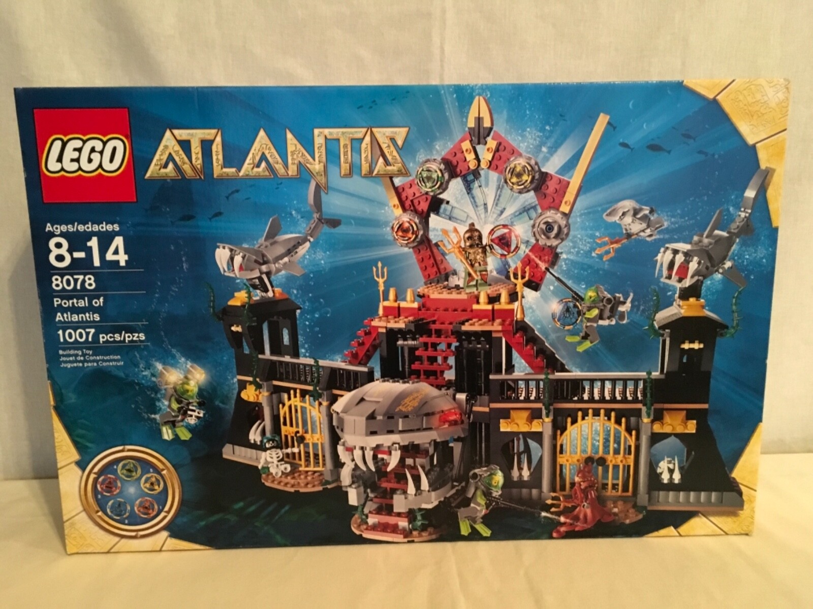 Lego ATLANTIS - Portal of Atlantis (8078) NEW UNOPENED AGES 8-14