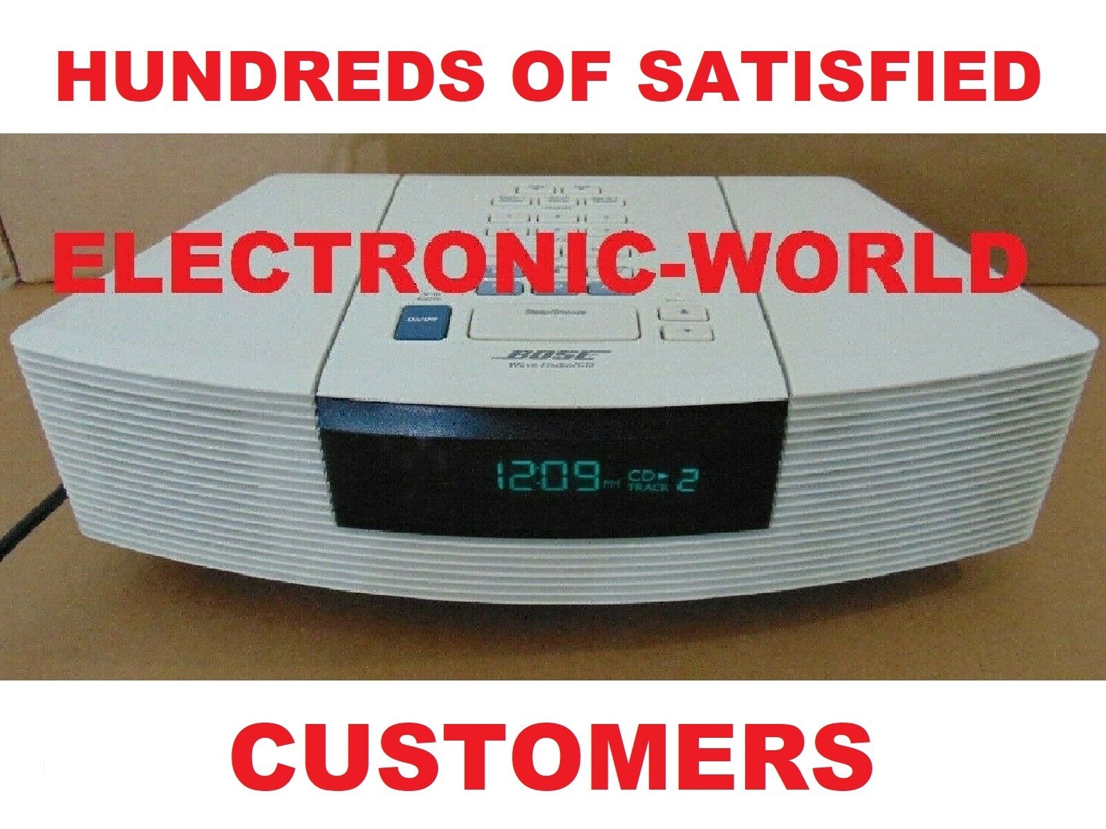 MINT Bose Wave radio CD player AWRC-1P alarm clock White TESTED