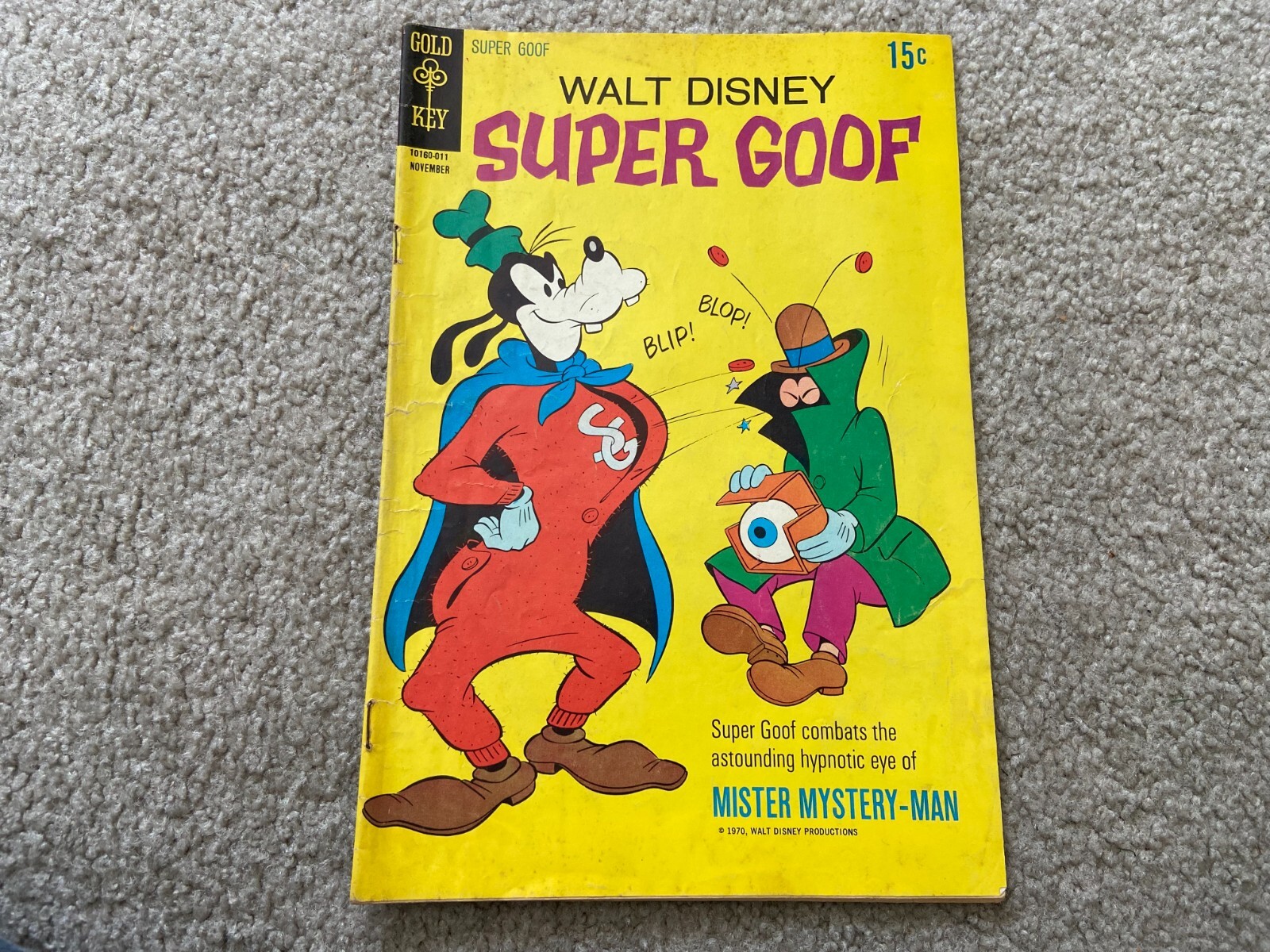 1970 Walt Disney Super Goof Vintage Gold Key Comic Book *Combined