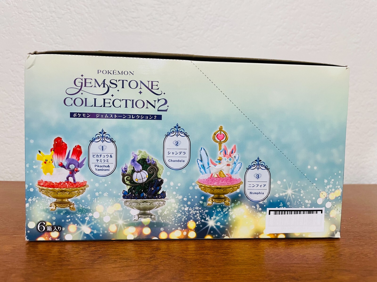 Gemstone Collection 2 Pokemon Sylveon Chandelure Jirachi Set Re