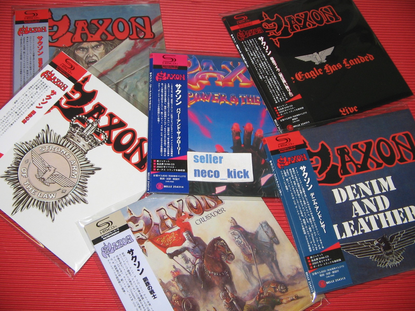 6WT SAXON 2025 JAPAN 6 MINI LP SHM CD SET | eBay
