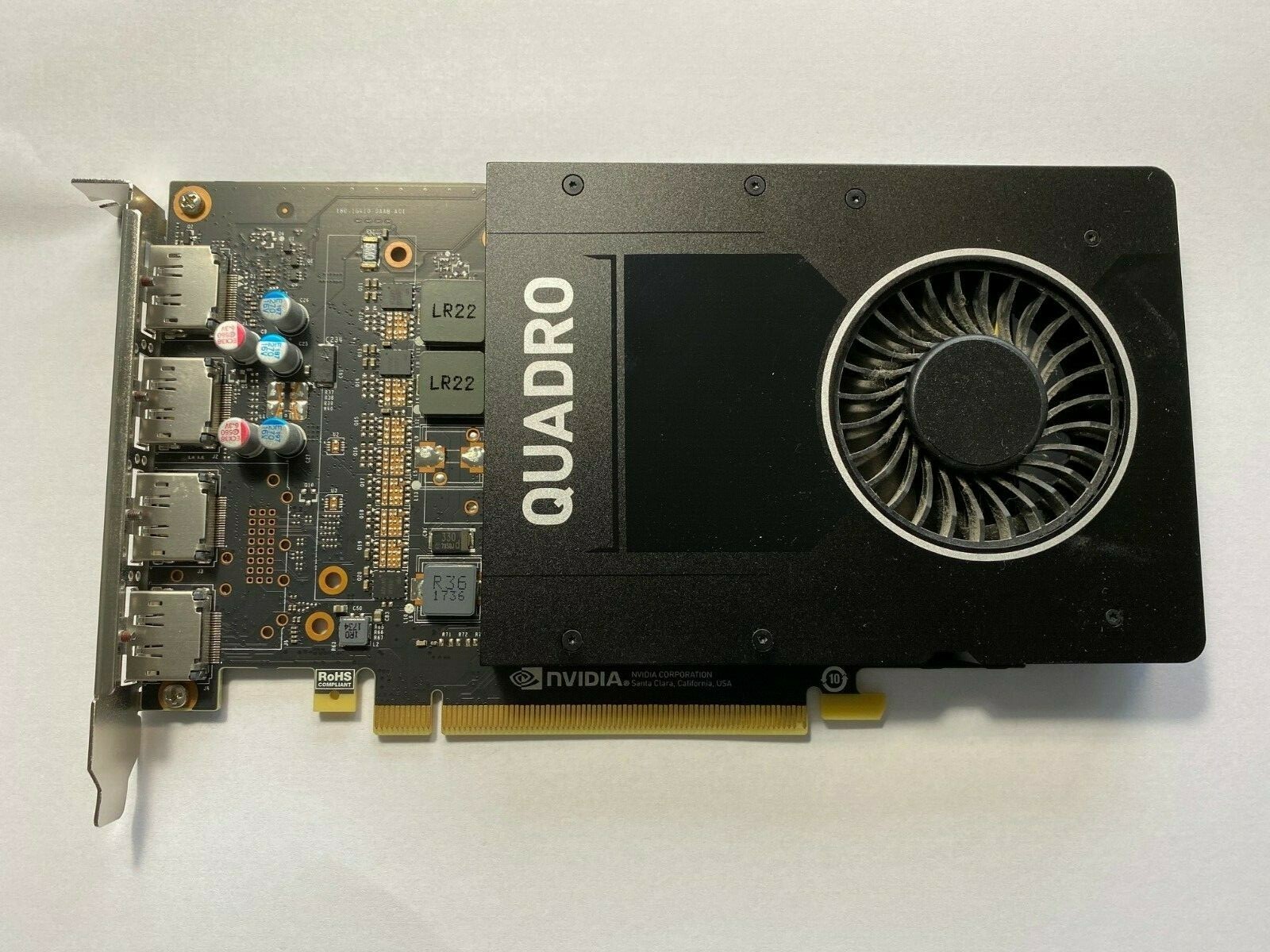 Nvidia Quadro P2000 Graphics Card 5GB GDDR5 1024 CUDA Cores Pascal