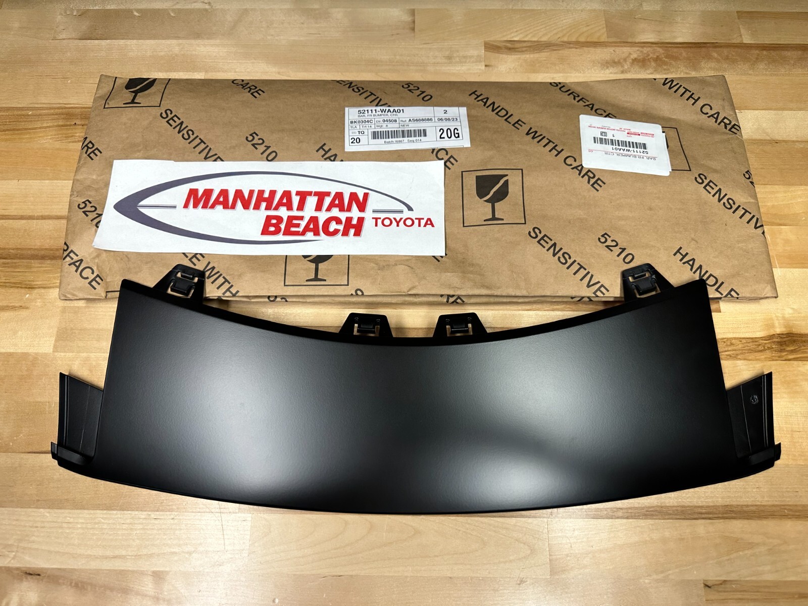 20-26 GR SUPRA FRONT CENTER BUMPER LOWER SPOILER LIP 52111-WAA01