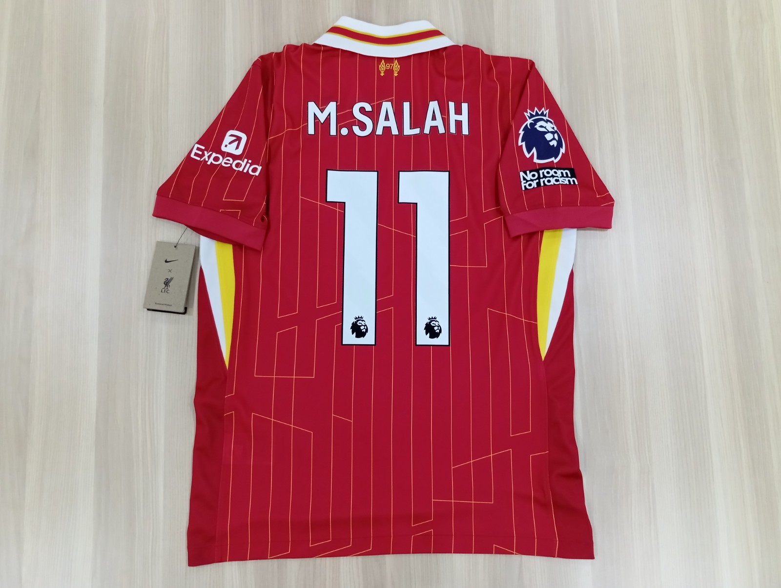 Nike Liverpool FC Home 24/25 Salah #11 EPL Champions Shirt (M Size