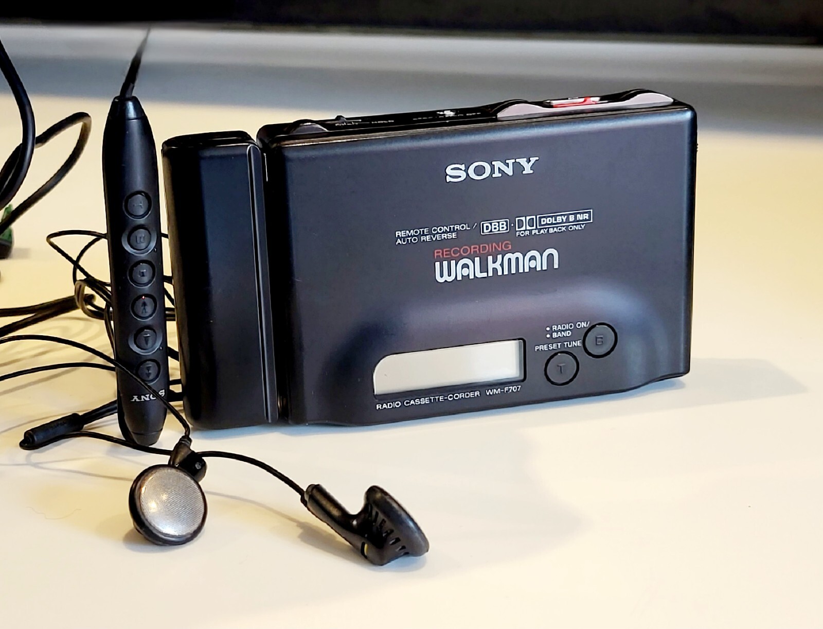 Super rare Sony Recording Walkman WM-F707 good condition