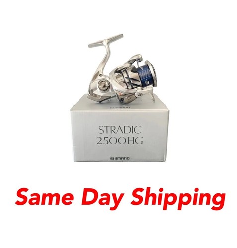 New Shimano Stradic Fishing Spinning Reel - ST2500HGFM Rato 5.8:1