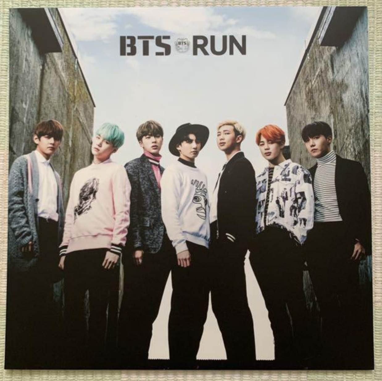 BTS RUN CD Japanese ver Official Shop Limited Edition LP Size