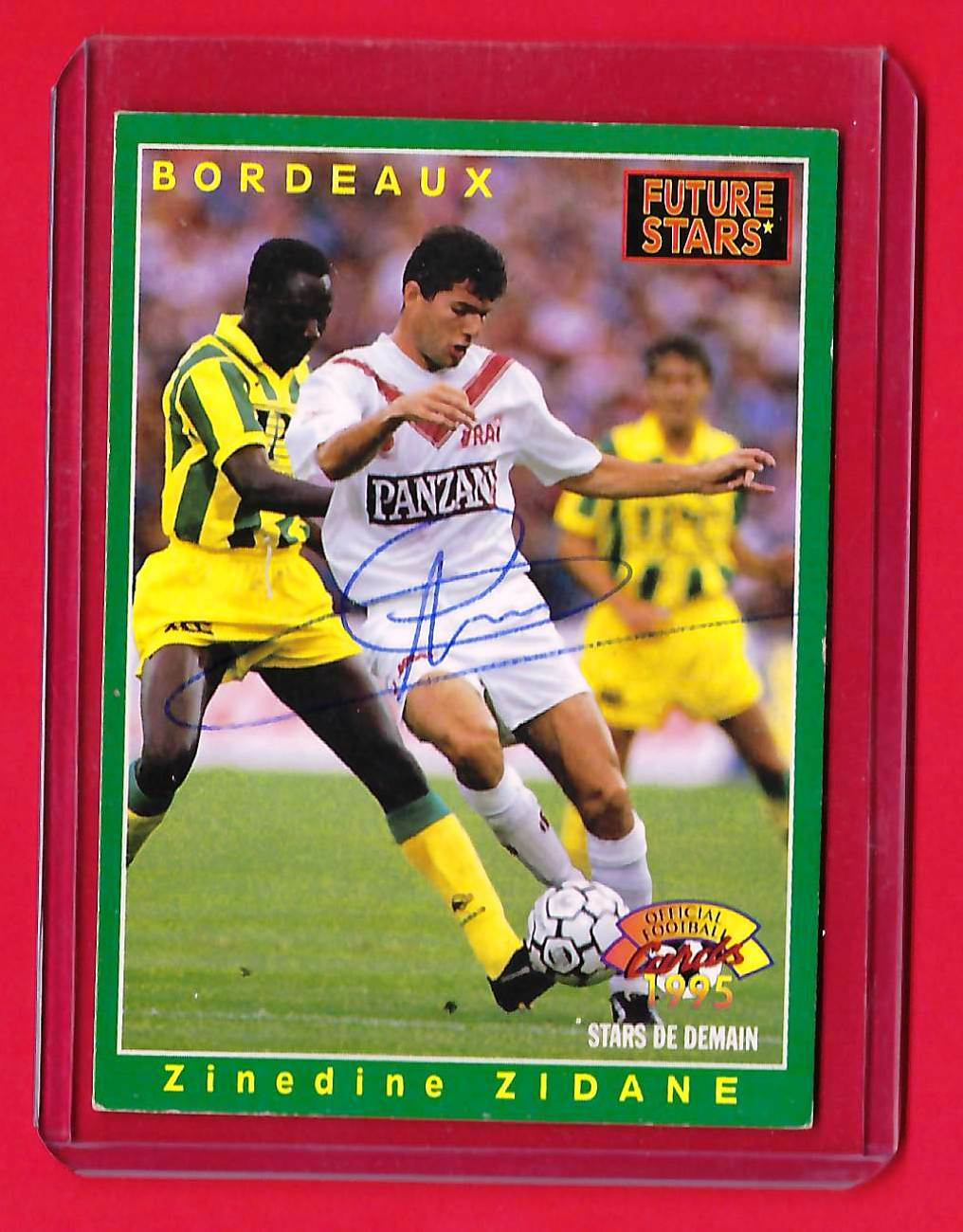 鑑定済】ジダン ボルドー 1995 Panini U.N.F.P. 【公式通販】