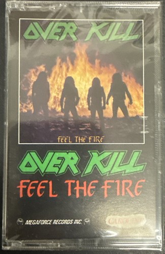 Overkill – Feel The Fire (Megaforce Cassette) 1985 Thrash New Old